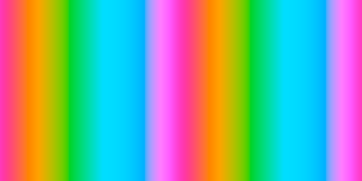 CIELAB hues with chroma 100 and lightness 74